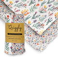 Quiggly Travel Crib Sheets for Guava Lotus, 2 Pack Organic Cotton Jersey Knit by Quiggly