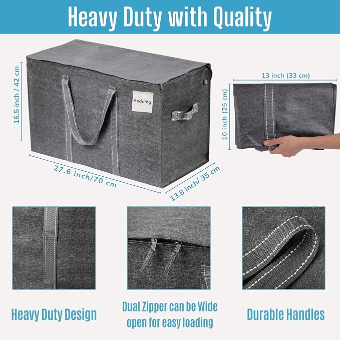 VENO 6 Pack Moving Bags, Heavy Duty, Moving Boxes Alternative, Packing Storage - Image 3