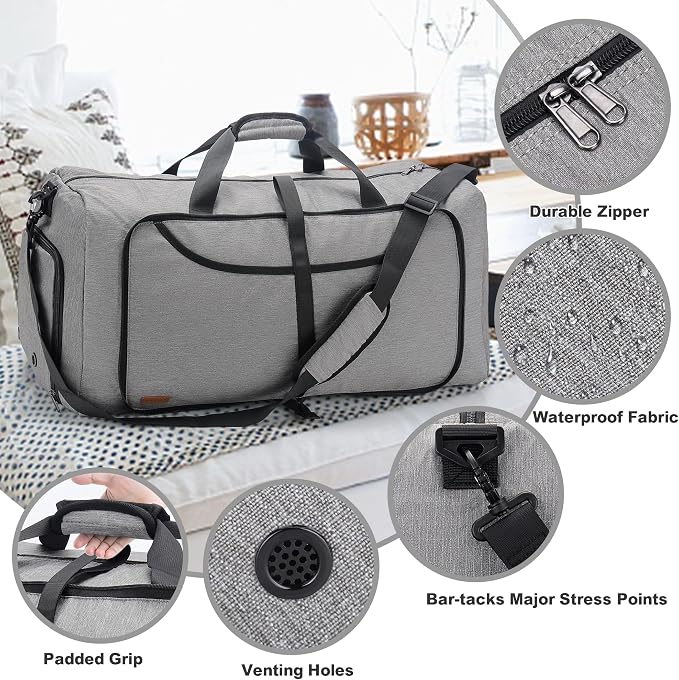 150L Duffle Bag for Travel, Extra Large Foldable Waterproof Travel Duffel Bags - Image 7
