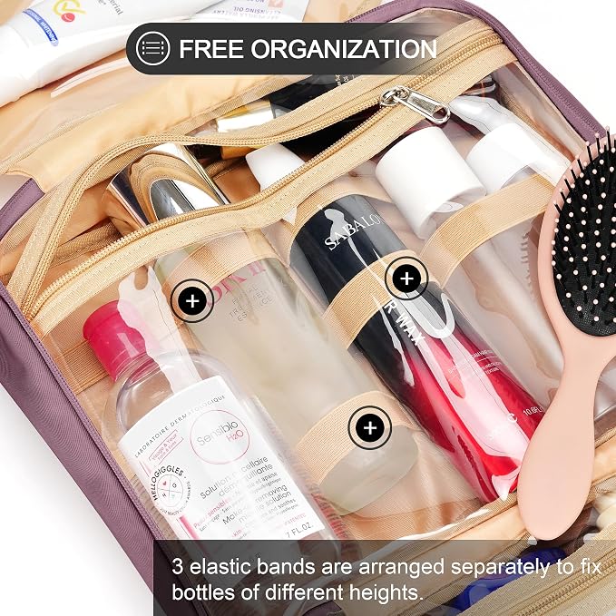Travel Hanging Toiletry Bag for Women and Men, - Image 7