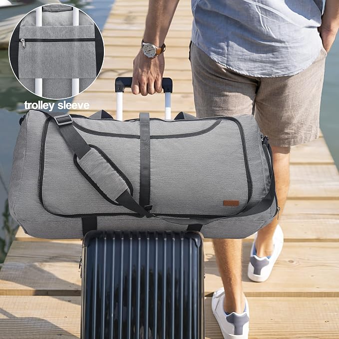 150L Duffle Bag for Travel, Extra Large Foldable Waterproof Travel Duffel Bags - Image 5