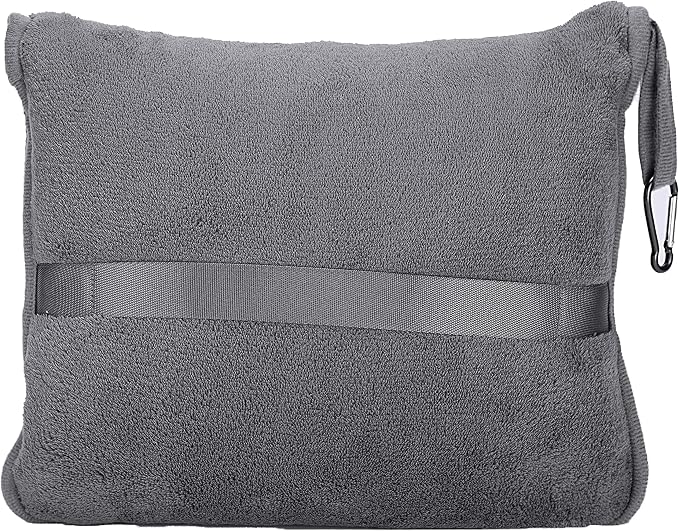 BlueHills Premium Soft Travel Blanket Pillow Airplane Flight Blanket Throw Bag - Image 9