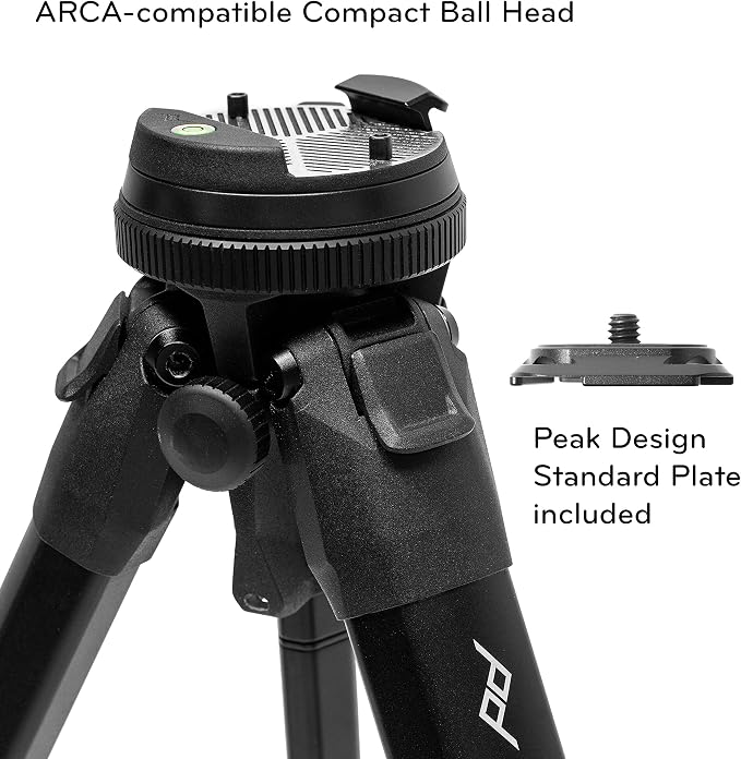 Peak Design Travel Tripod, Compact Design, Quick Setup and Takedown, Pro-Level - Image 5