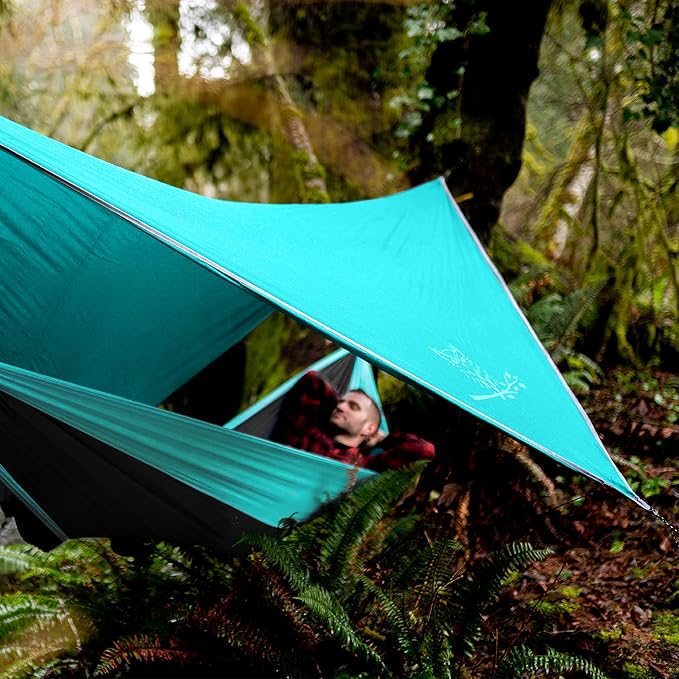 Wise Owl Outfitters Hammock Rain Fly – Waterproof Camping Tarp Cover - Image 4