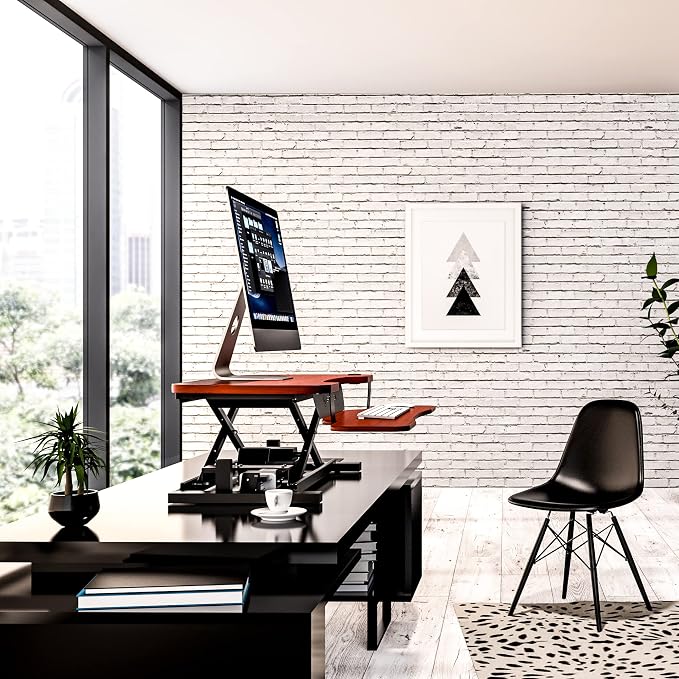 VERSADESK® PowerPro™ 40” x 24” Standing Desk Converter | 7.75” - Image 3