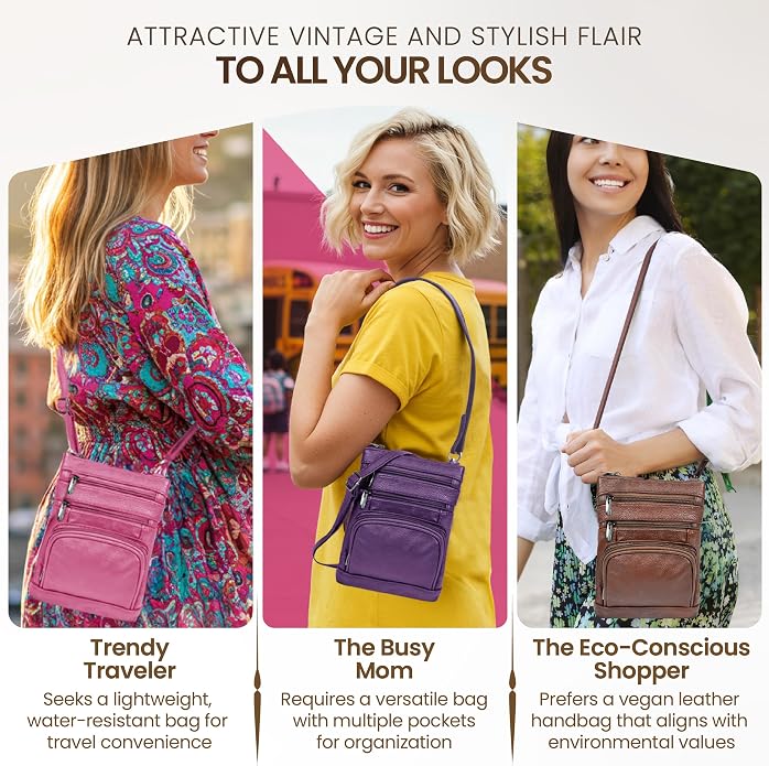 Krediz leather Crossbody Purses - Image 7
