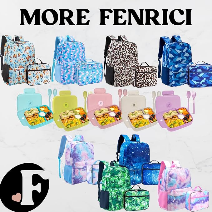 Fenrici Galaxy Lunch Box for Boys, Kids Insulated Lunch Bag, Soft Sided - Image 9