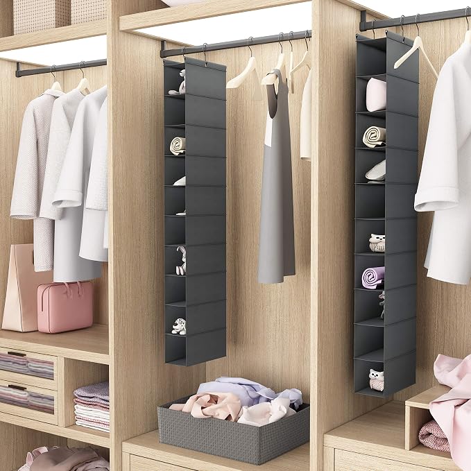 MAX Houser 10-Shelf Hanging Shoe Shelf Organizer, Hanging Shoe Storage - Image 7