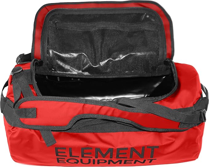 Element Equipment Trailhead Duffel Bag Shoulder Straps Waterproof Red Small - Image 7