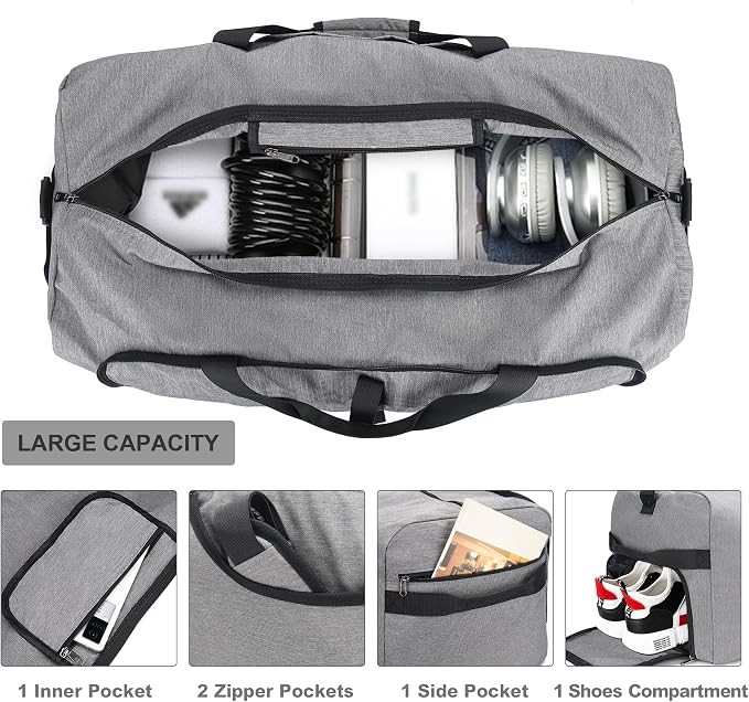 120L Duffle Bag for Travel, Large Foldable Waterproof Travel Duffel Bags - Image 4