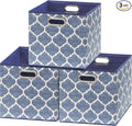 SIMPLE HOUSEWARE 13-Inch Collapsible Fabric Cube Storage Bin by SimpleHouseware
